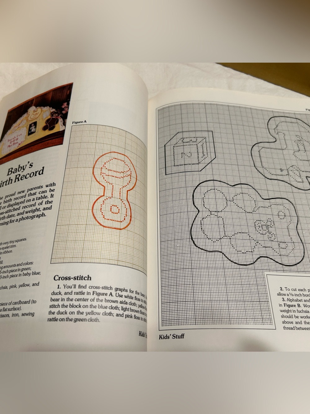 The Great Counted Cross-Stitch Book Patterns 1983 Hardcover Ed & Stevie Baldwin - Picture 8 of 12
